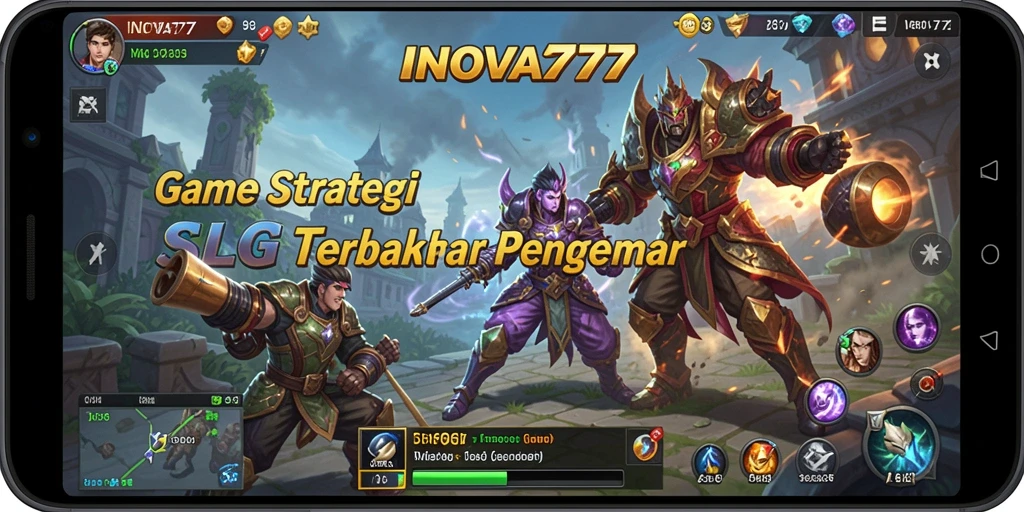 Screenshot gameplay INOVA777 yang menampilkan pertempuran epik di medan perang.